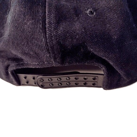 KEY WEST Ball Cap ~ Black Brushed Twill, Gold Metallic Logo, Snap Back ~ NEW VTG - Picture 5 of 6
